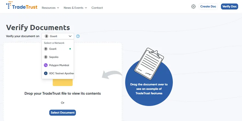 banner image for the post Update on TradeTrust Integration